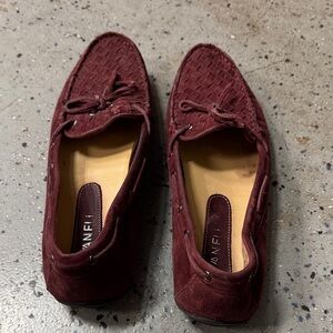 Vaneli Womans maroon Loafers- 11A
